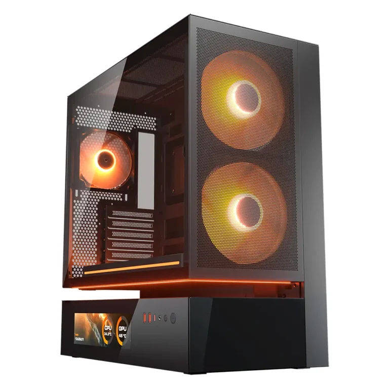 Cougar CFV235 Mesh Vision Caja Semitorre Gaming Frontal Cristal Templado