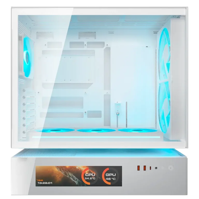 Cougar CFV235 Mesh Vision Caja Semitorre Gaming Frontal Cristal Templado