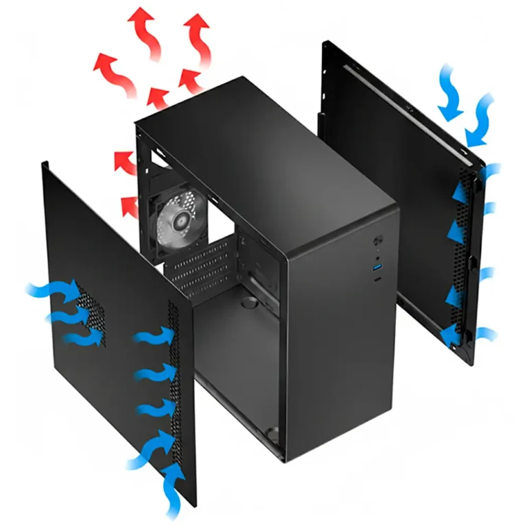 Coolbox M640C Caja Minitorre MicroATX Negro