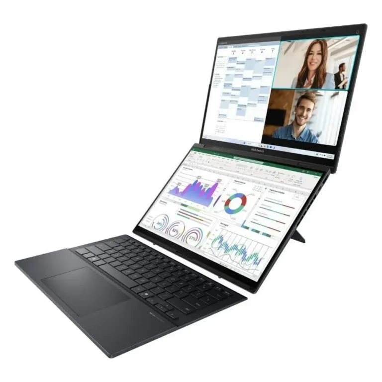 Asus ZenBook Duo OLED UX8406CA-QL336W Ultra 7 255H 32GB 1TB Win11H 14" Convertible Táctil Gris