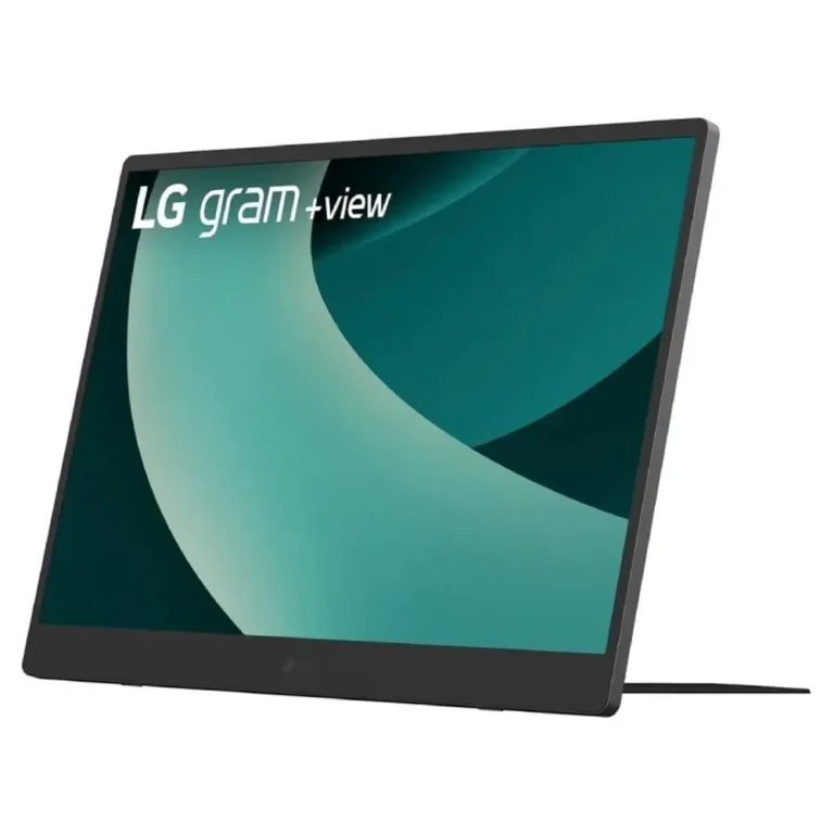 LG Gram +view 17MT70.ASDWU Monitor Portátil 17" WQXGA Multimedia Negro y Plata