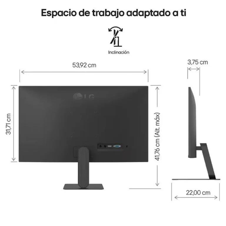 LG 24U411A-B Monitor 23.8" Full HD Negro