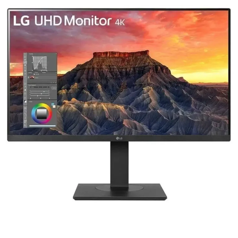 LG 27BQ65UB-B Monitor Profesional 27" 4K Multimedia Regulable en altura Negro