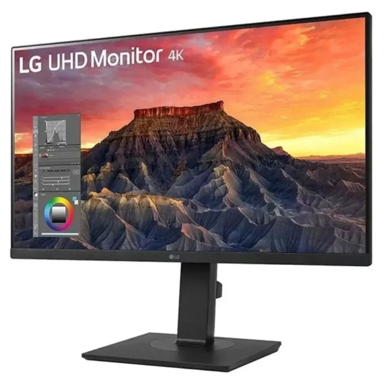 LG 27BQ65UB-B Monitor Profesional 27" 4K Multimedia Regulable en altura Negro
