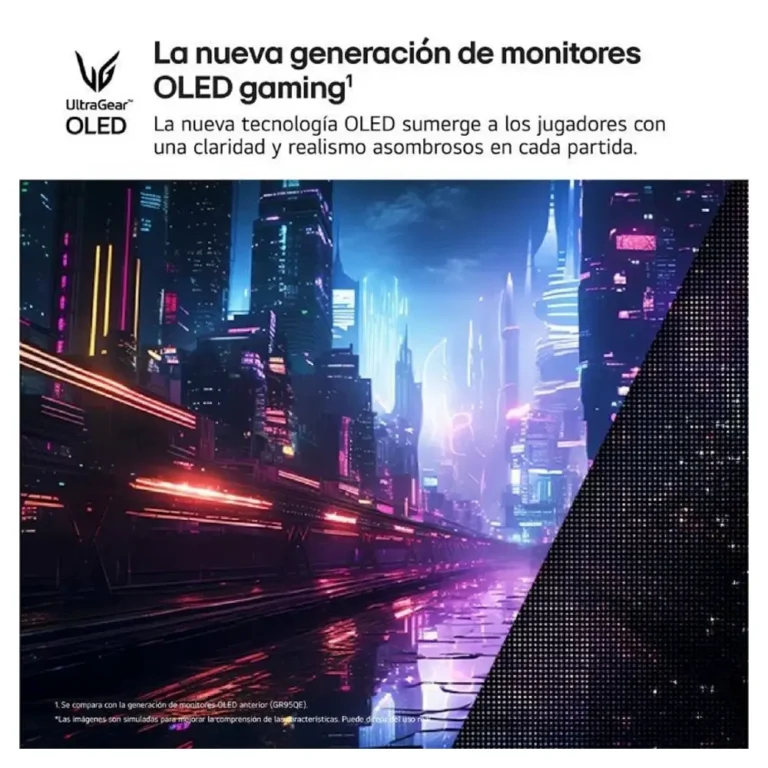 LG 27GX704A-B UltraGear Monitor Gaming 27" QHD 0.03ms 240Hz OLED Negro