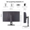LG UltraGear 32G600A-B Monitor Gaming 31.5" QHD 1ms 180Hz VA Curvo Negro