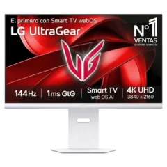 LG 32G810SA-W Smart Monitor Gaming 32" 4K MM 1ms 144Hz IPS Regulable Smart TV Blanco