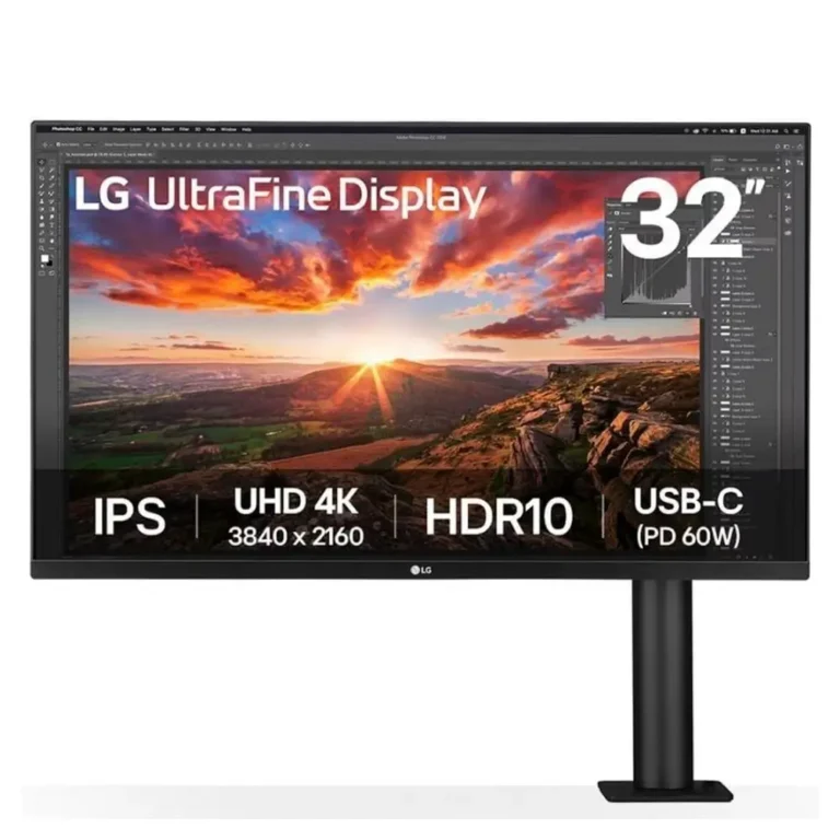 LG 32UN880K-B UltraFine Display Monitor Profesional 31.5" 4K Multimedia Negro