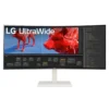 LG 38BR85QC-W Monitor Profesional 38" Ultrapanorámico UWQHD+ Multimedia Curvo Blanco