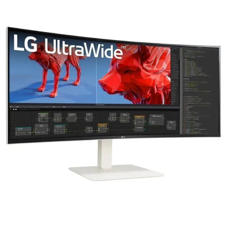 LG 38BR85QC-W Monitor Profesional 38" Ultrapanorámico UWQHD+ Multimedia Curvo Blanco