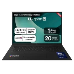 LG Gram ZD90T-G.AX88B Ultra 7 255H 32GB 1TB FreeDOS 17" Negro
