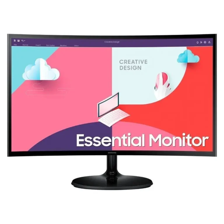 Samsung Essential S3 S24C364EAU Monitor Profesional 24" Full HD Curvo Negro