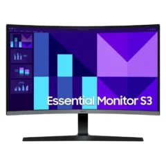 Samsung Essential S3 S39GD S27D392GAU Monitor Profesional 27" Full HD Curvo Negro y Plata