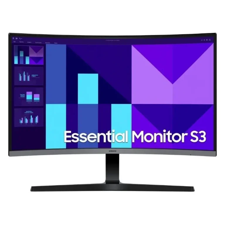 Samsung Essential S3 S39GD S27D392GAU Monitor Profesional 27" Full HD Curvo Negro y Plata