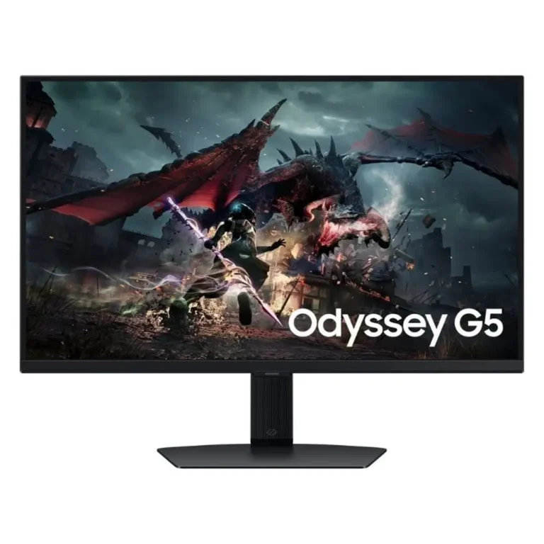 Samsung Odyssey G5 S27DG500EU Monitor Gaming 27" QHD 1ms 180Hz IPS Regulable Negro