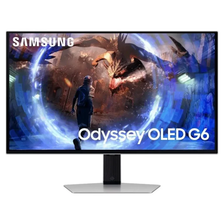 Samsung G6 Odyssey OLED S27DG602SU Monitor Gaming 27" QHD 0.03ms 360Hz Regulable Plata