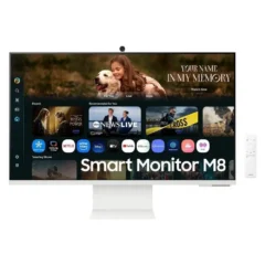 Samsung M8 M80F S32FM801UU Smart Monitor 32" 4K MM Regulable Smart TV WC Blanco