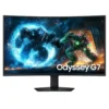 Samsung Odyssey G7 G75F Monitor Gaming 37" 4K 1ms 165Hz VA Curvo Regulable Negro