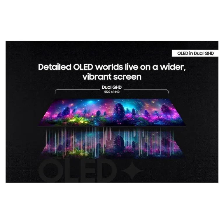 Samsung Odyssey OLED G9 S49DG934SU Smart Monitor Gaming 49" Dual QHD MM 0.03ms 240Hz OLED Ultrapanorámico Curvo Regulable