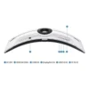 Samsung Odyssey Neo G9 S57CG952NU Monitor Gaming 57" Dual UHD 240Hz Ultrapanorámico Regulable Curvo Blanco