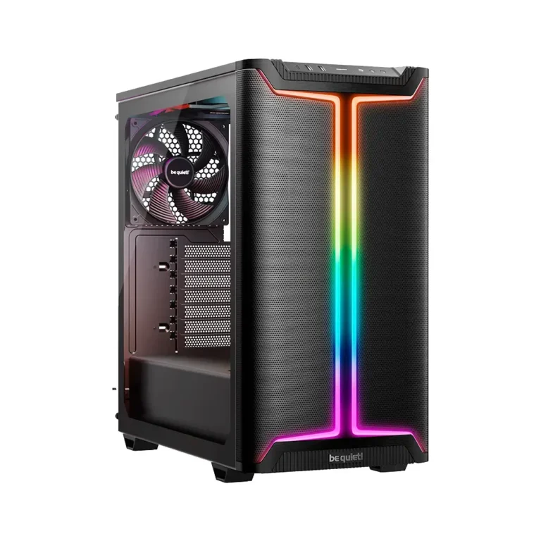 be quiet! PURE BASE 501 DX Semitorre Gaming Ventana Lateral de Cristal Templado Iluminación ARGB Negro