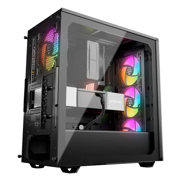 be quiet! PURE BASE 501 LX Semitorre Gaming Lateral de Cristal Templado Refrigeración Líquida Negro