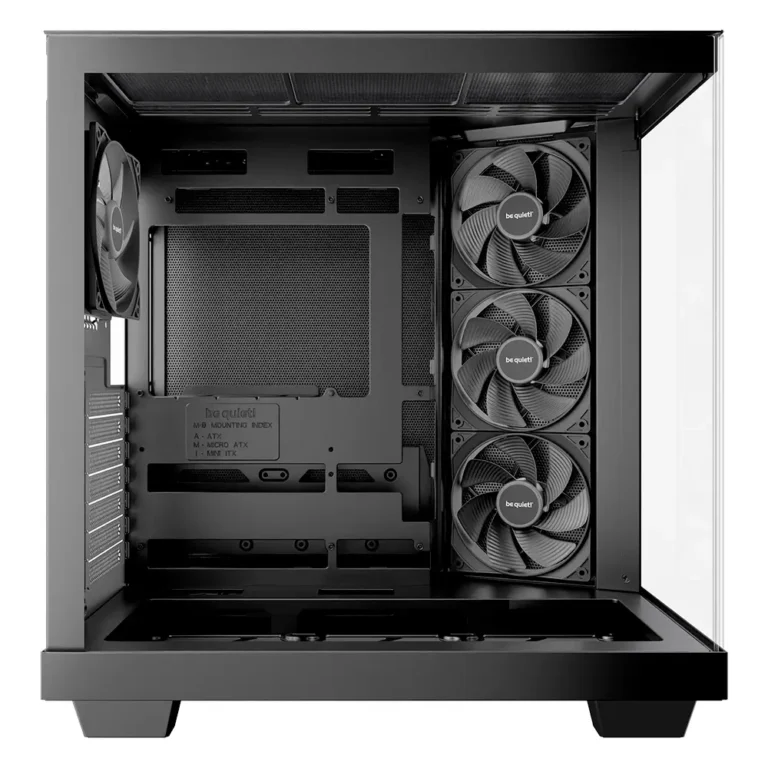 be quiet! Light Base 500 Semitorre Gaming Ventana Lateral y Frontal de Cristal Templado Refrigeración Líquida Negro