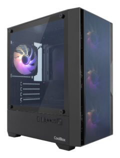 Coolbox MATX GM200 F.Mesh Caja Semitorre Gaming ARGB Negro