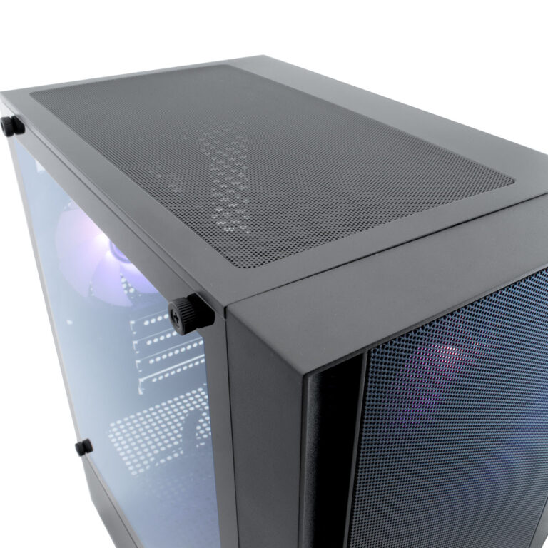 Coolbox MATX GM200 F.Mesh Caja Semitorre Gaming ARGB Negro