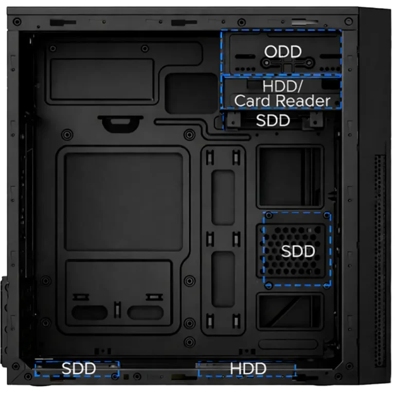Coolbox MATX M680 Caja Minitorre USB-C 3.2 GEN1 FTE 500W