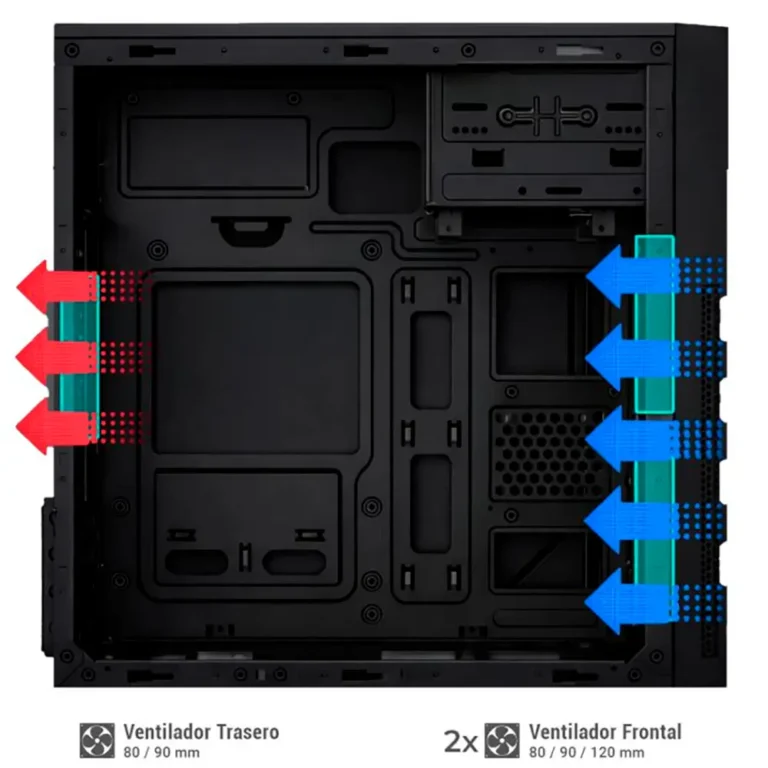 Coolbox MATX M680 Caja Minitorre USB-C 3.2 GEN1 FTE 500W