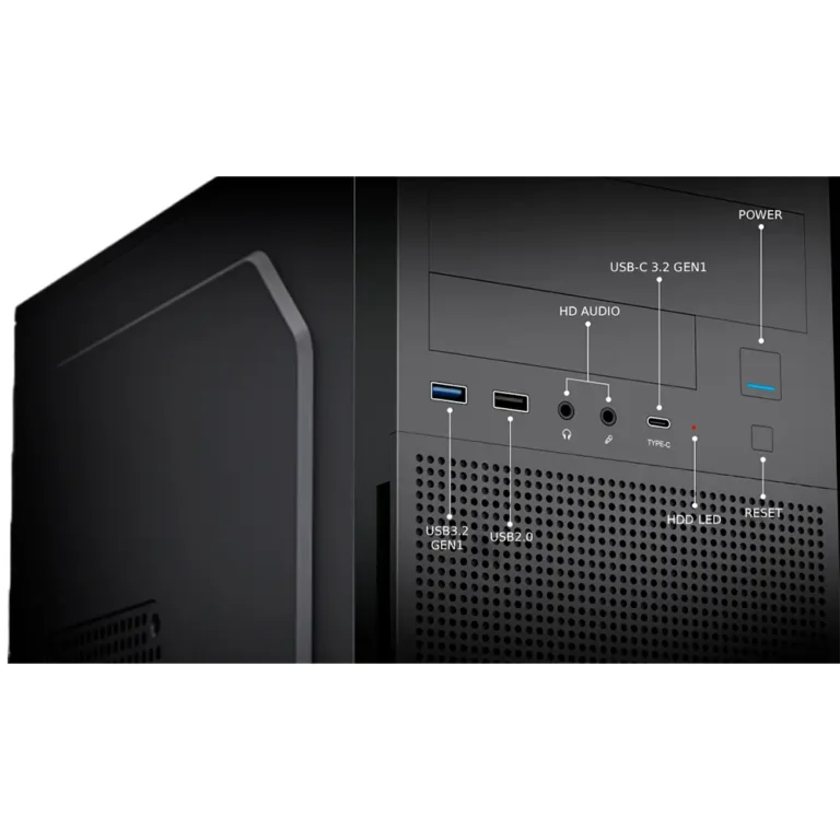 Coolbox MATX M680 Caja Minitorre USB-C 3.2 GEN1 FTE 500W