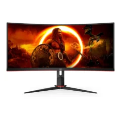 AOC CU34G2XP/BK Monitor Gaming 34" WQHD 1ms 180Hz VA Ultrapanorámico Curvo