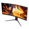 AOC CU34G4 Monitor Gaming 34" WQHD 1ms 180Hz VA Ultrapanorámico Curvo Negro