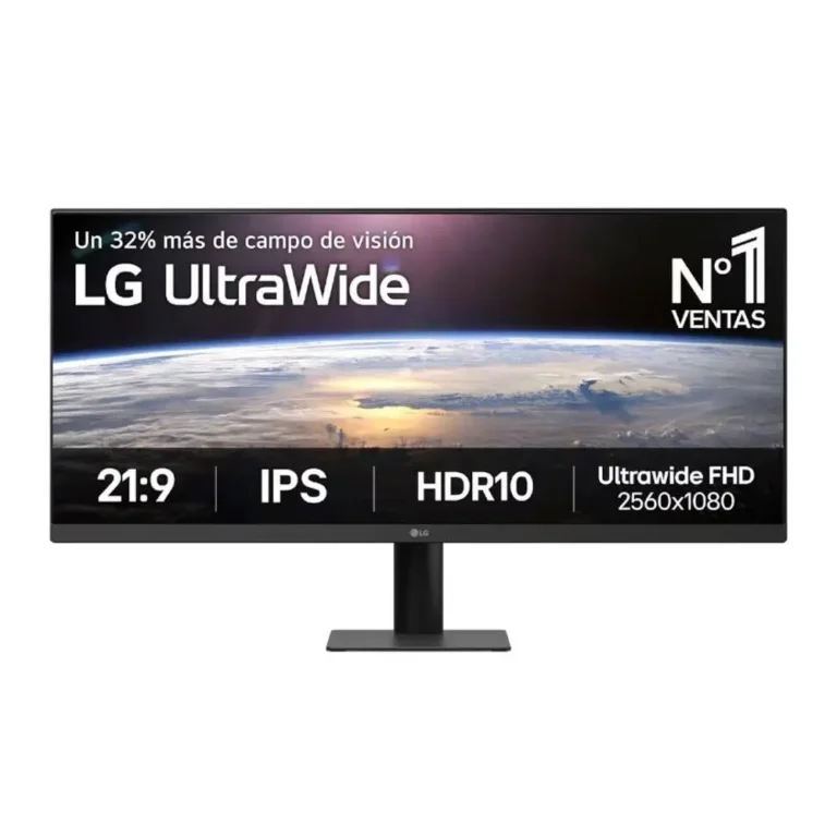 LG 29U511A-B Monitor Profesional 29" WFHD Ultrapanorámico Negro