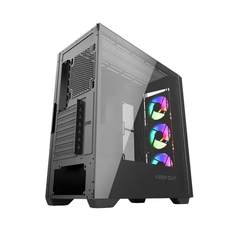 Keep Out XC-500 Glass Torre Gaming Ventana Lateral de Cristal Templado E-ATX Refrigeración Líquida Negro