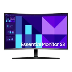 Samsung Essential S3 S39GD S32D396GAU Monitor Profesional 32" MM Full HD Curvo Negro y Plata