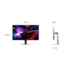 Samsung Odyssey OLED G8 G81SF S32FG810SU Monitor Gaming 32" 4K 0.03ms 240Hz QD-OLED MM Regulable Plata