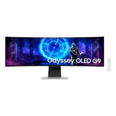 Samsung Odyssey OLED G9 S49DG950SU Smart Monitor Gaming 49" Dual QHD 1ms 240Hz OLED Ultrapanorámico Curvo Regulable Plata