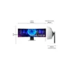 Samsung Odyssey OLED G9 S49DG950SU Smart Monitor Gaming 49" Dual QHD 1ms 240Hz OLED Ultrapanorámico Curvo Regulable Plata