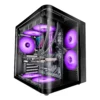 Mars Gaming MC-CURV Semitorre Gaming Lateral de Cristal Curvo Sin Marco Refrigeración Líquida