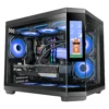 Mars Gaming MC-3TCORELCDM Minitorre Gaming Cristal Templado Micro ATX Refrigeración Líquida