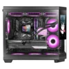 Mars Gaming MC-3TCORELCDM Minitorre Gaming Cristal Templado Micro ATX Refrigeración Líquida