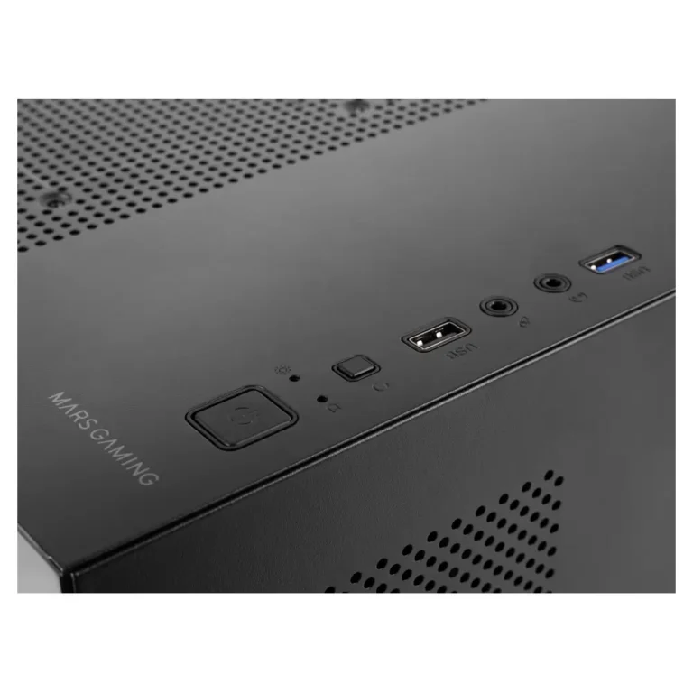 Mars Gaming MC-3TLITE Caja Mini Torre Gaming Cristal Templado Doble Cámara