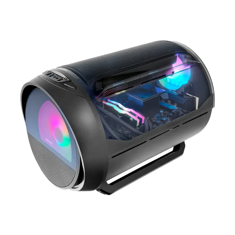 Mars Gaming MC-CYLON Minitorre Gaming Ventana Superior de Cristal Templado Curva Refrigeración Líquida