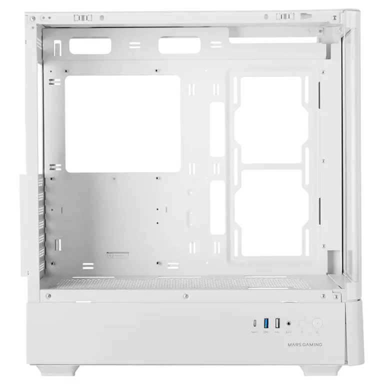 Mars Gaming MC-LCDPRO Semitorre Gaming Lateral de Cristal Curvo Sin Marco Refrigeración Líquida