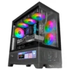 Mars Gaming MC-LCDX Semitorre Gaming Ventana Lateral de Cristal Templado ATX Refrigeración Líquida
