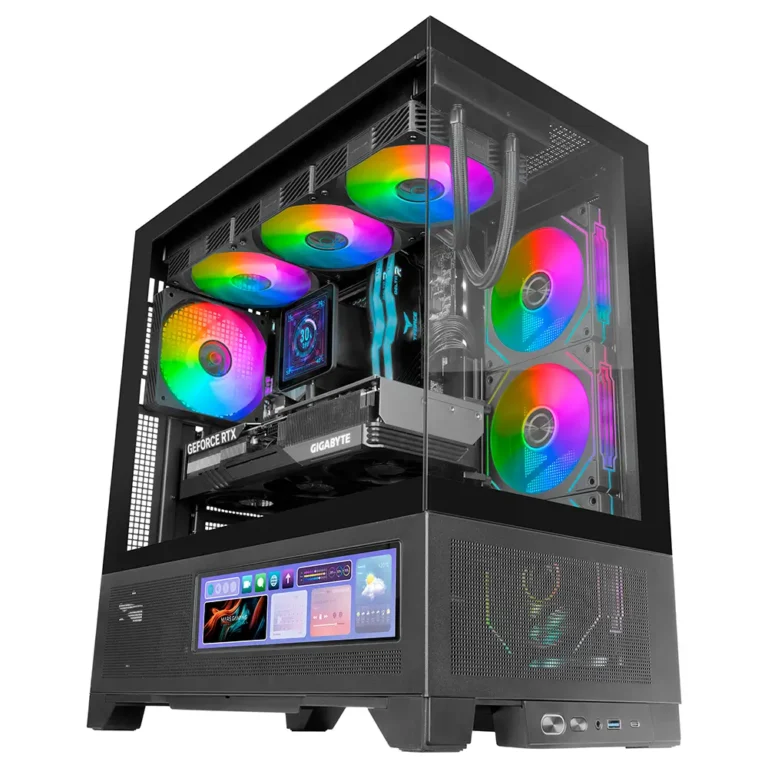 Mars Gaming MC-LCDX Semitorre Gaming Ventana Lateral de Cristal Templado ATX Refrigeración Líquida