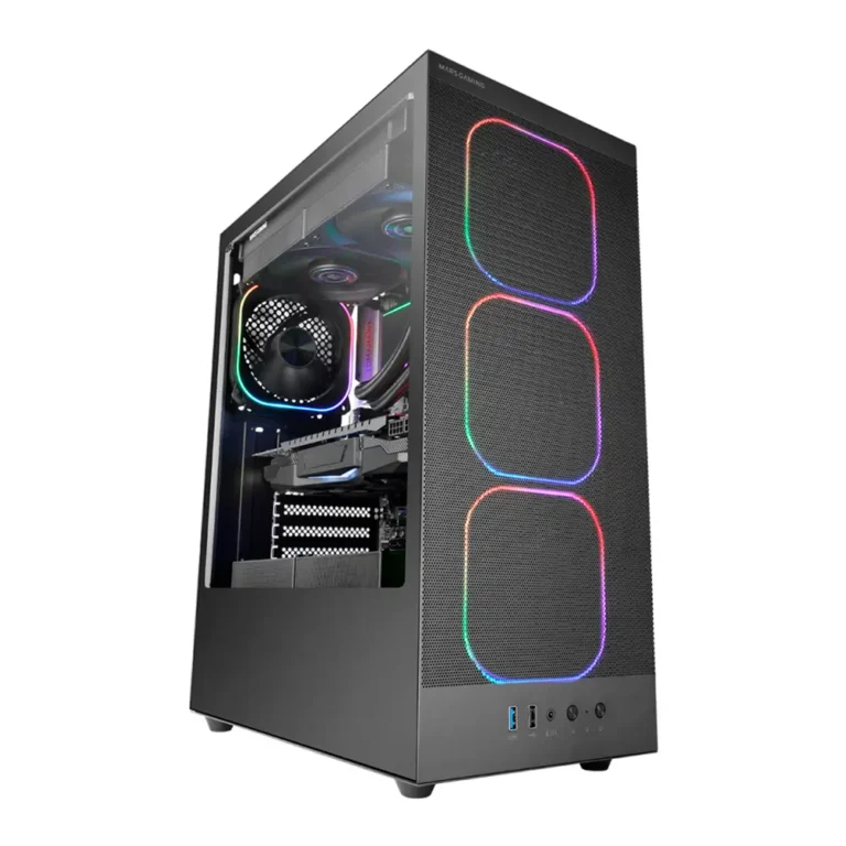 Mars Gaming MC-NEBULA Semitorre Gaming ATX Ventana Lateral de Cristal Templado Refrigeración Líquida