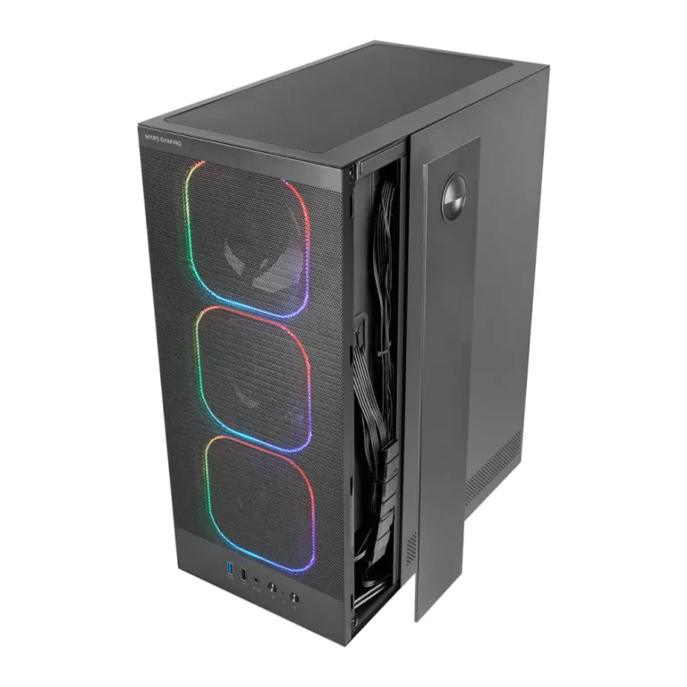 Mars Gaming MC-NEBULA Semitorre Gaming ATX Ventana Lateral de Cristal Templado Refrigeración Líquida